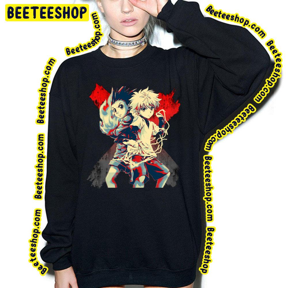 Vintage Art Gon And Killua Hunter × Hunter Trending Unisex T-Shirt Vintage Art Gon And Killua Hunter × Hunter Trending Unisex T-Shirt