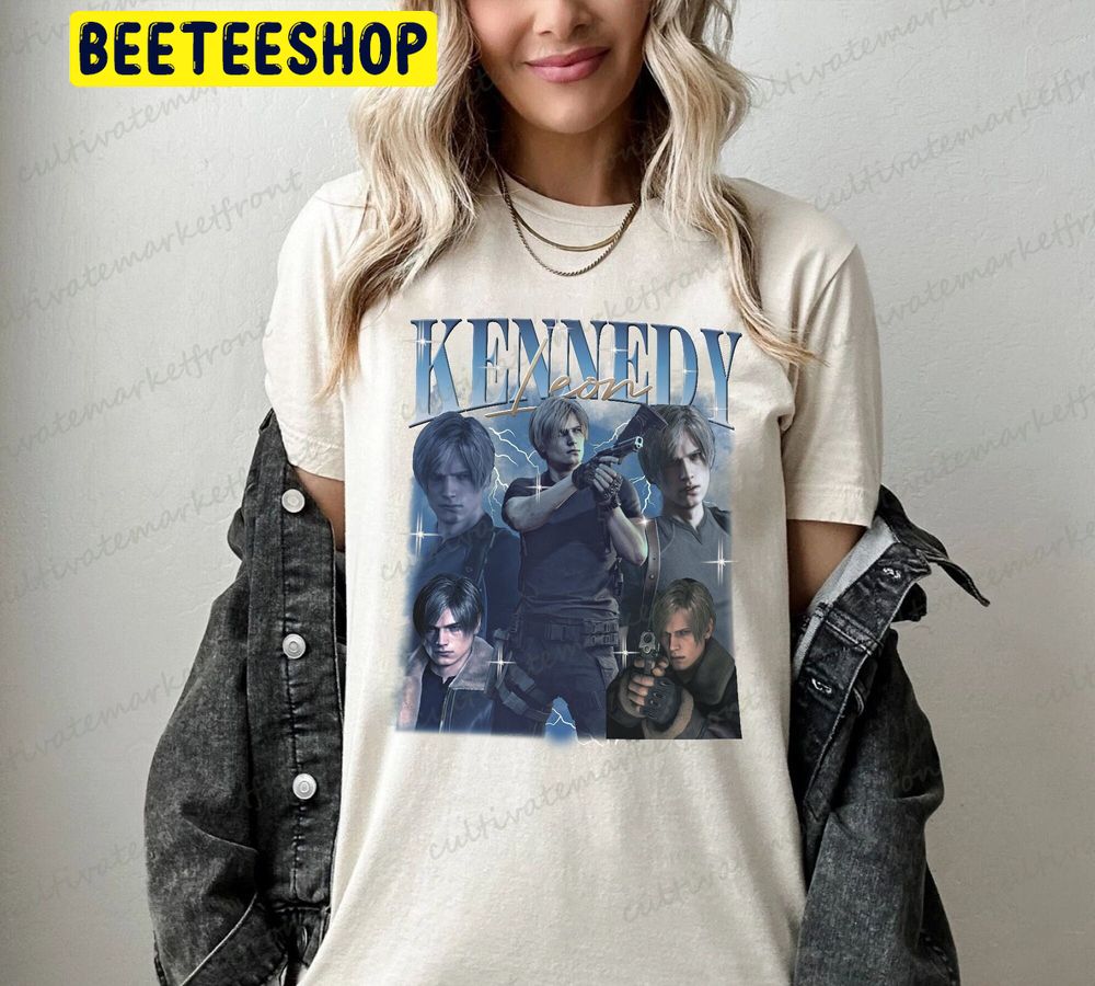 Vintage Leon Leon Residence Evil Retro Horror Trending Unisex T-Shirt Vintage Leon Leon Residence Evil Retro Horror Trending Unisex T-Shirt