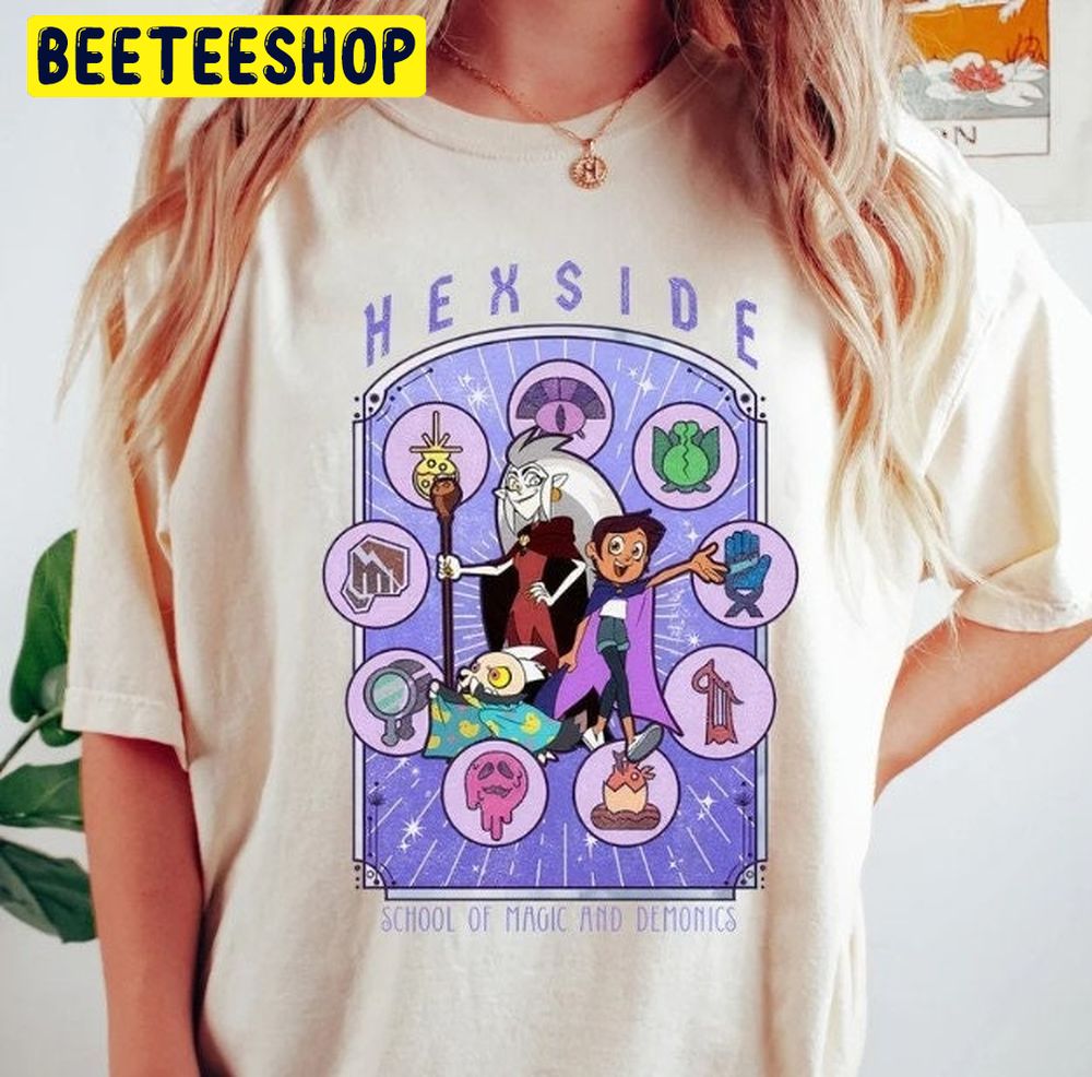 Vintage Welcome To Hexside School Of Magic And Demonics Trending Unisex T-Shirt Vintage Welcome To Hexside School Of Magic And Demonics Trending Unisex T-Shirt