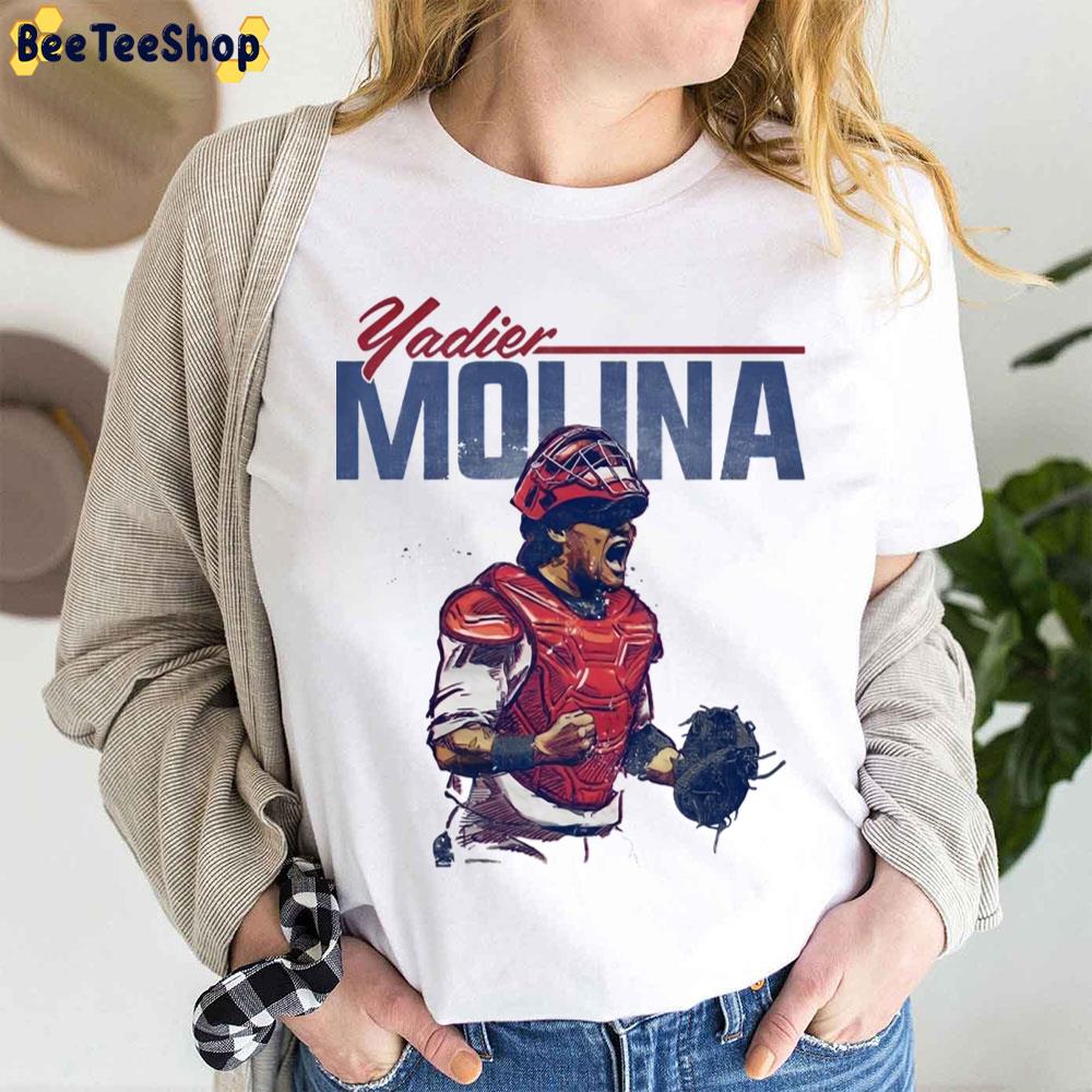 Vintage Yadier Molina Baseball Trending Unisex T-Shirt Vintage Yadier Molina Baseball Trending Unisex T-Shirt