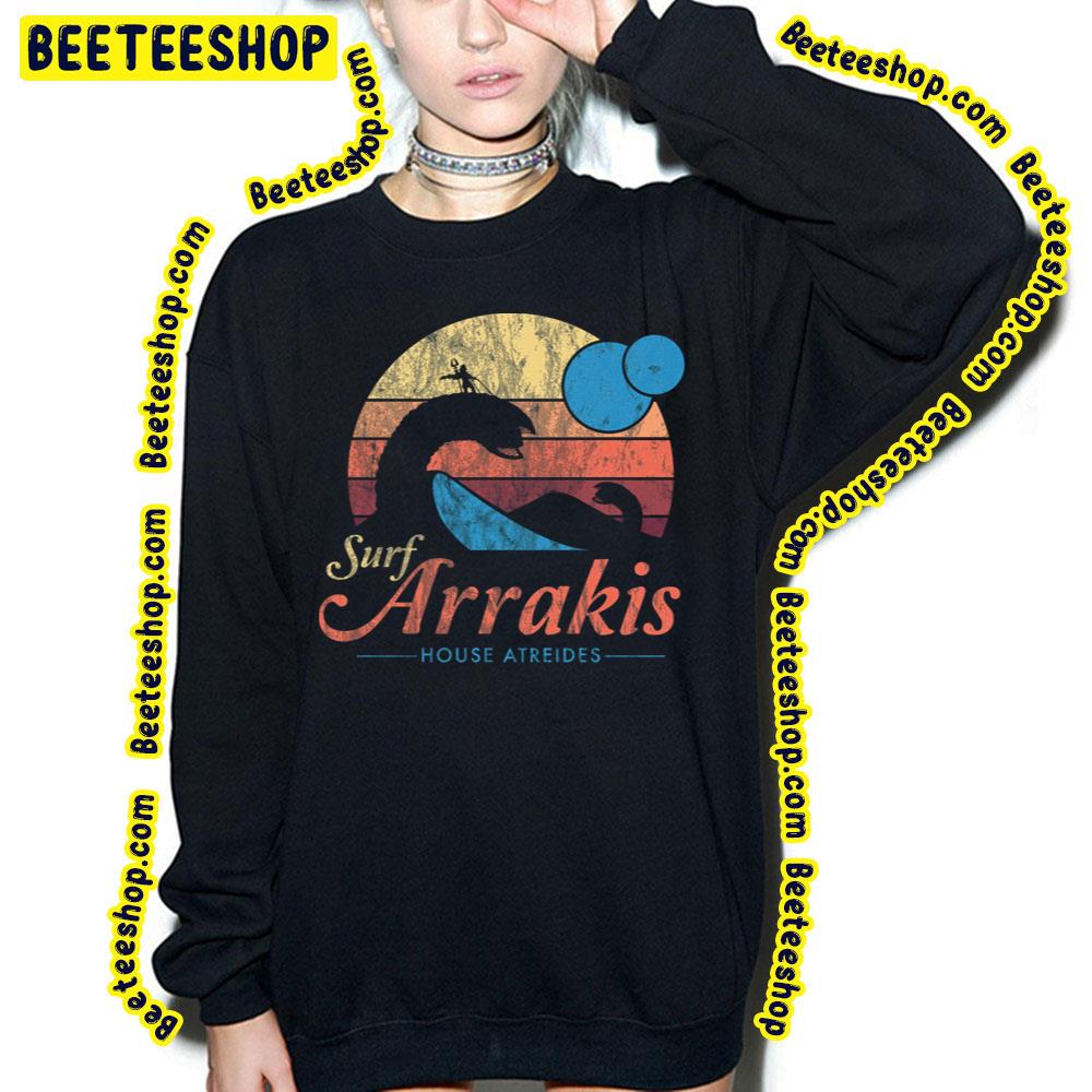Visit Arrakis Vintage Distressed Surf Dune Sci Fi Trending Unisex T-Shirt Visit Arrakis Vintage Distressed Surf Dune Sci Fi Trending Unisex T-Shirt