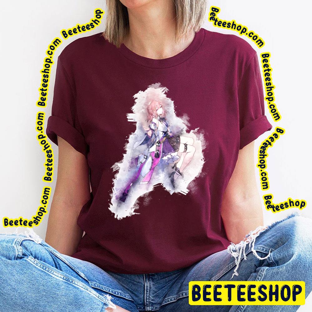 Watercolor Asta Honkai Star Rail Game Trending Unisex T-Shirt Watercolor Asta Honkai Star Rail Game Trending Unisex T-Shirt