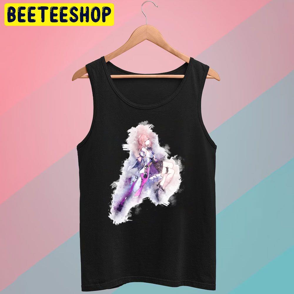 Watercolor Asta Honkai Star Rail Game Trending Unisex T-Shirt Watercolor Asta Honkai Star Rail Game Trending Unisex T-Shirt
