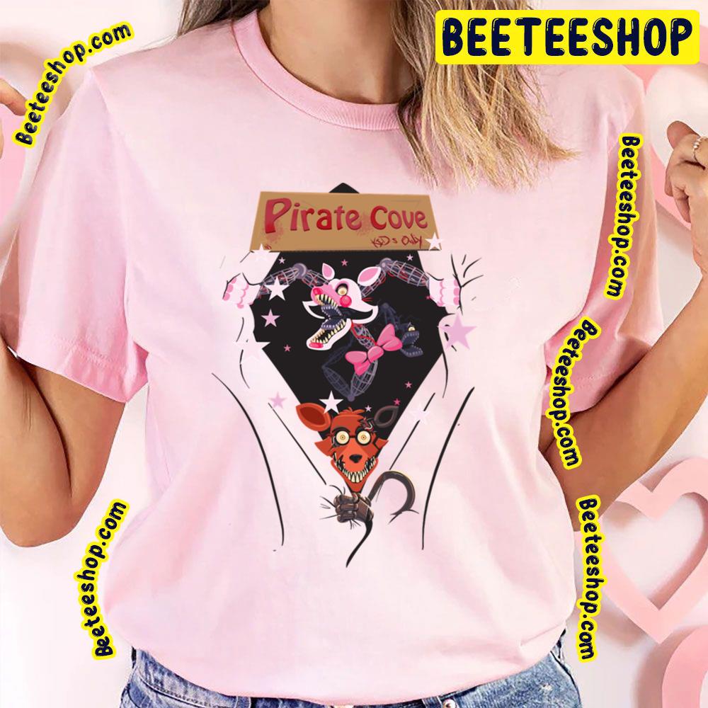 We Love Foxy And Mangle Five Nights At Freddy's Trending Unisex T-Shirt We Love Foxy And Mangle Five Nights At Freddy's Trending Unisex T-Shirt
