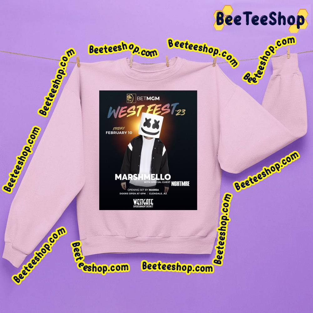 West Fest 2023 Marshmello With Nghtmre Trending Unisex Sweatshirt West Fest 2023 Marshmello With Nghtmre Trending Unisex Sweatshirt