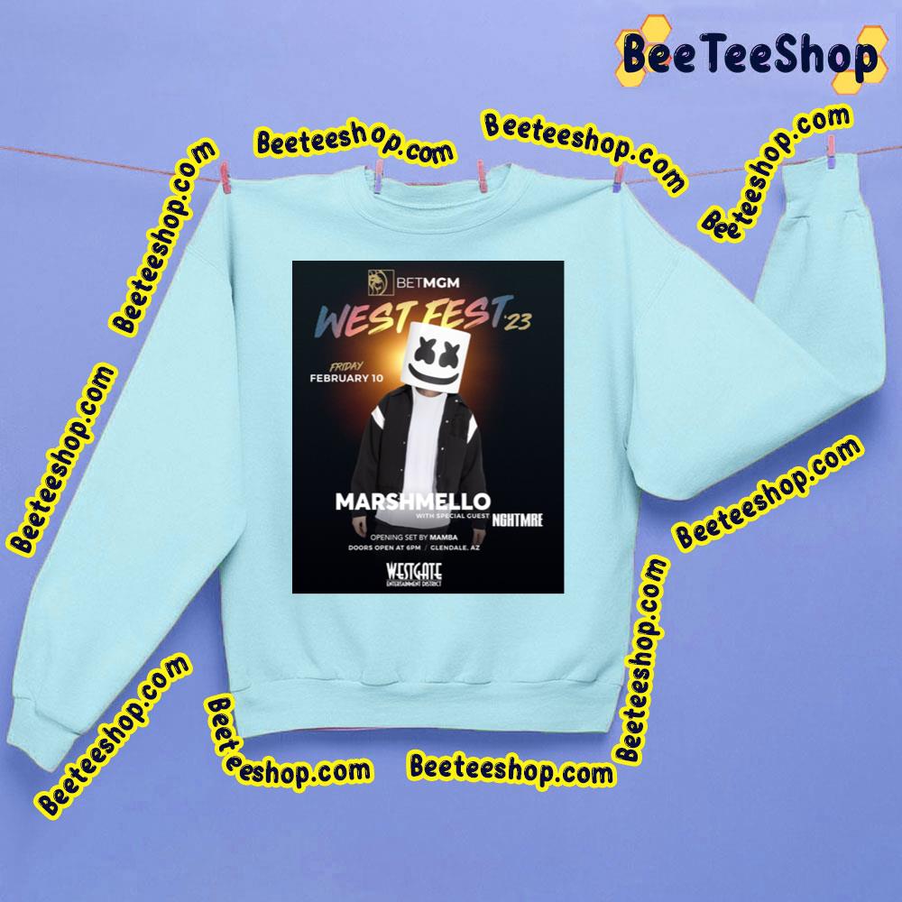 West Fest 2023 Marshmello With Nghtmre Trending Unisex Sweatshirt West Fest 2023 Marshmello With Nghtmre Trending Unisex Sweatshirt