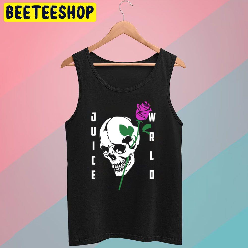 White Art And Rose Juice Wrld Trending Unisex T-Shirt White Art And Rose Juice Wrld Trending Unisex T-Shirt