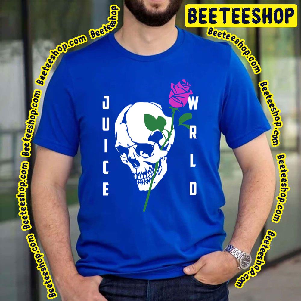 White Art And Rose Juice Wrld Trending Unisex T-Shirt White Art And Rose Juice Wrld Trending Unisex T-Shirt