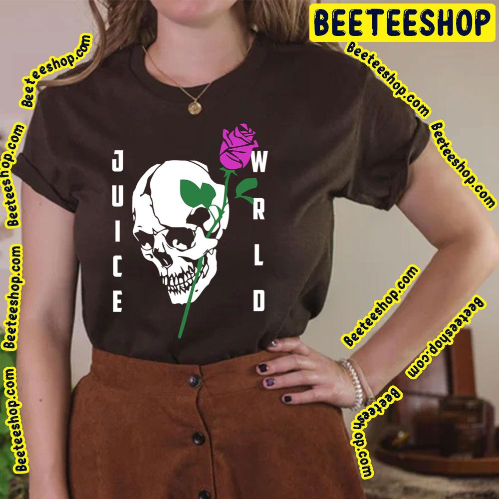 White Art And Rose Juice Wrld Trending Unisex T-Shirt White Art And Rose Juice Wrld Trending Unisex T-Shirt