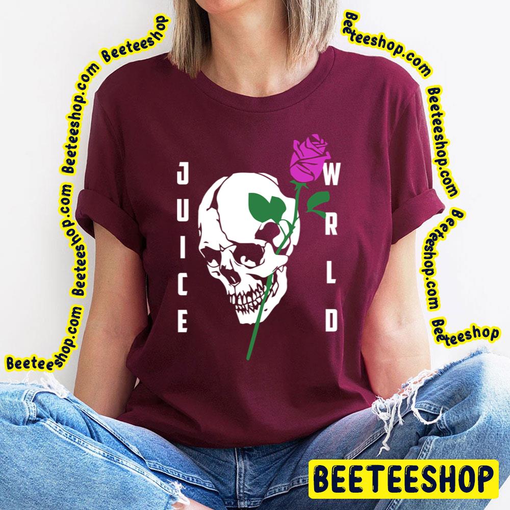 White Art And Rose Juice Wrld Trending Unisex T-Shirt White Art And Rose Juice Wrld Trending Unisex T-Shirt
