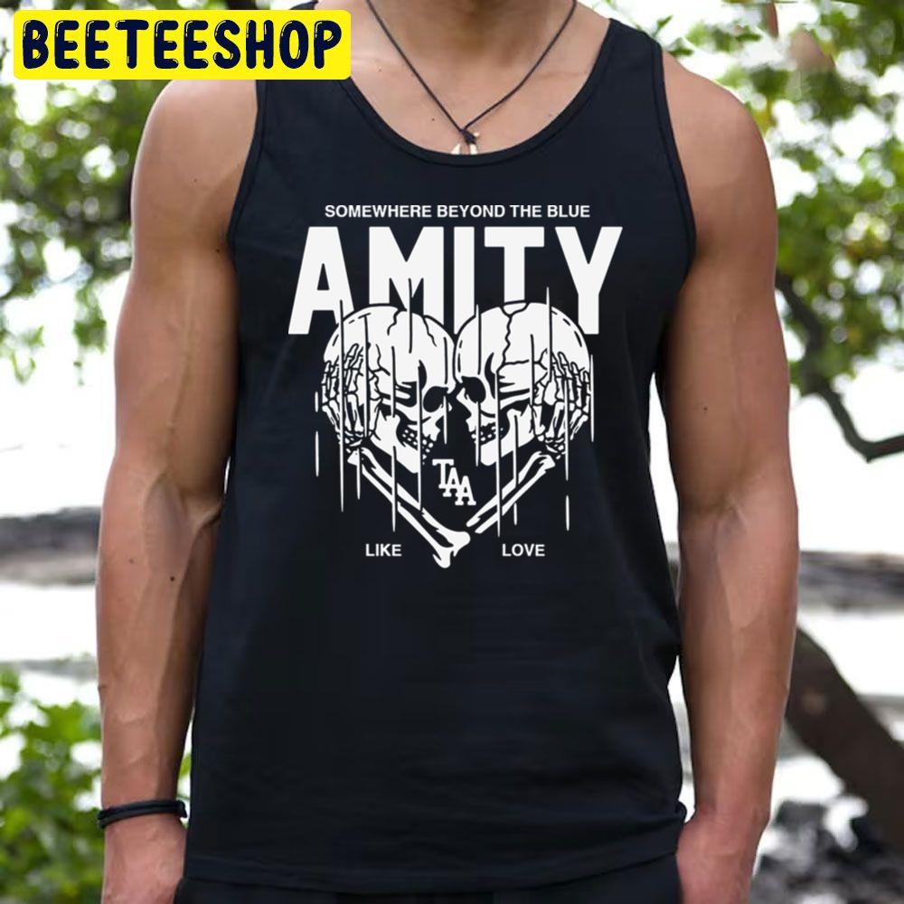 White Art Skull The Amity Affliction Trending Unisex T-Shirt White Art Skull The Amity Affliction Trending Unisex T-Shirt