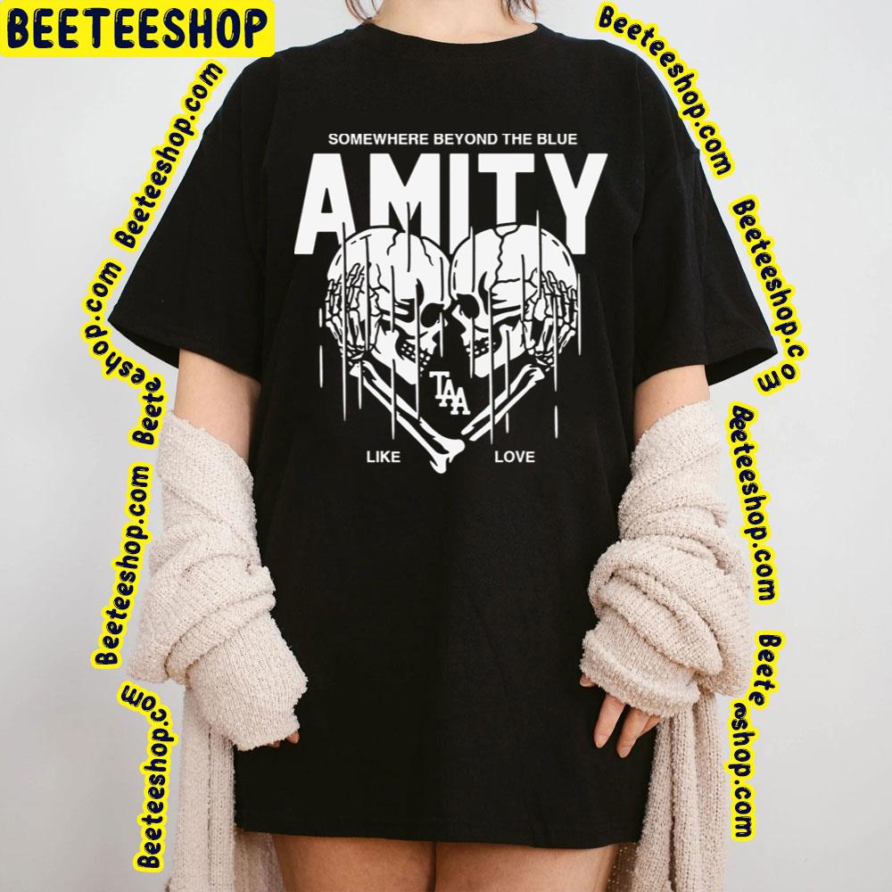 White Art Skull The Amity Affliction Trending Unisex T-Shirt White Art Skull The Amity Affliction Trending Unisex T-Shirt