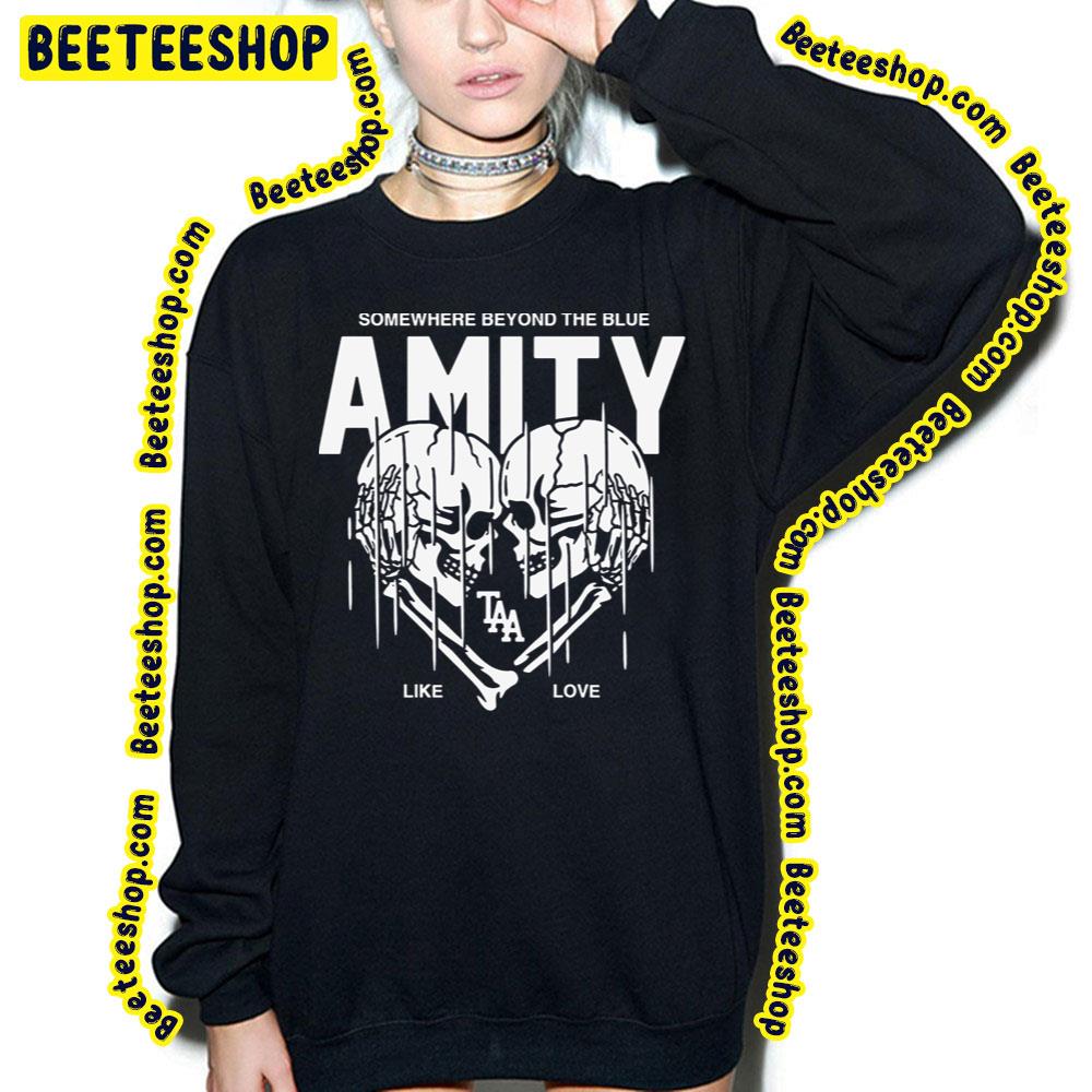 White Art Skull The Amity Affliction Trending Unisex T-Shirt White Art Skull The Amity Affliction Trending Unisex T-Shirt