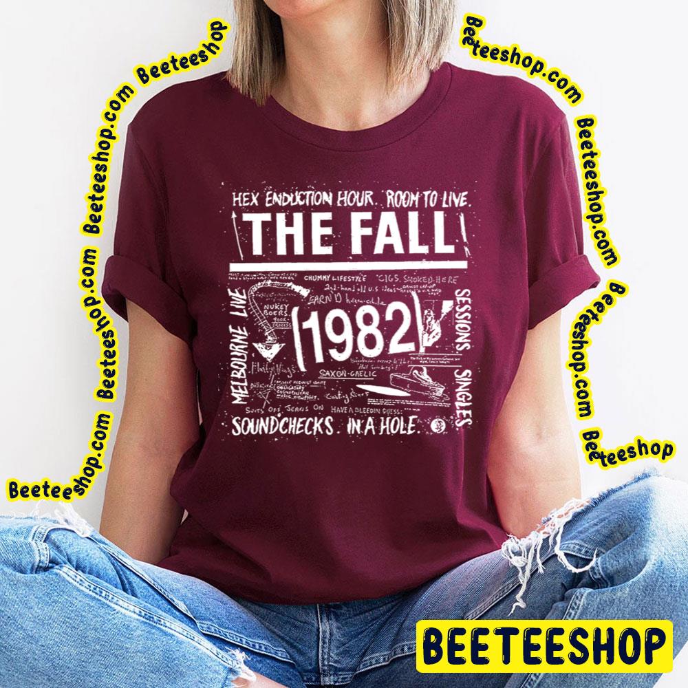 White Art Typography The Fall Trending Unisex T-Shirt White Art Typography The Fall Trending Unisex T-Shirt