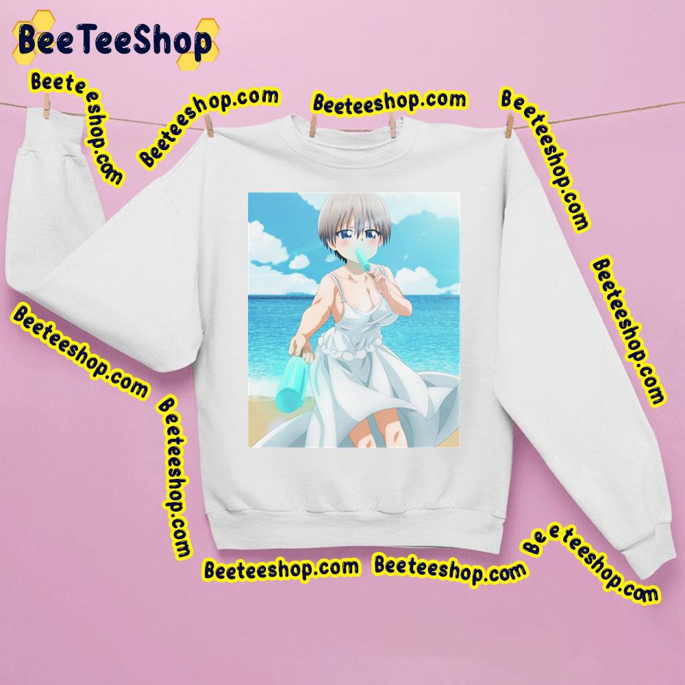 White Dress Hana Uzaki-Chan Wants To Hang Out Trending Unisex Sweatshirt White Dress Hana Uzaki-Chan Wants To Hang Out Trending Unisex Sweatshirt