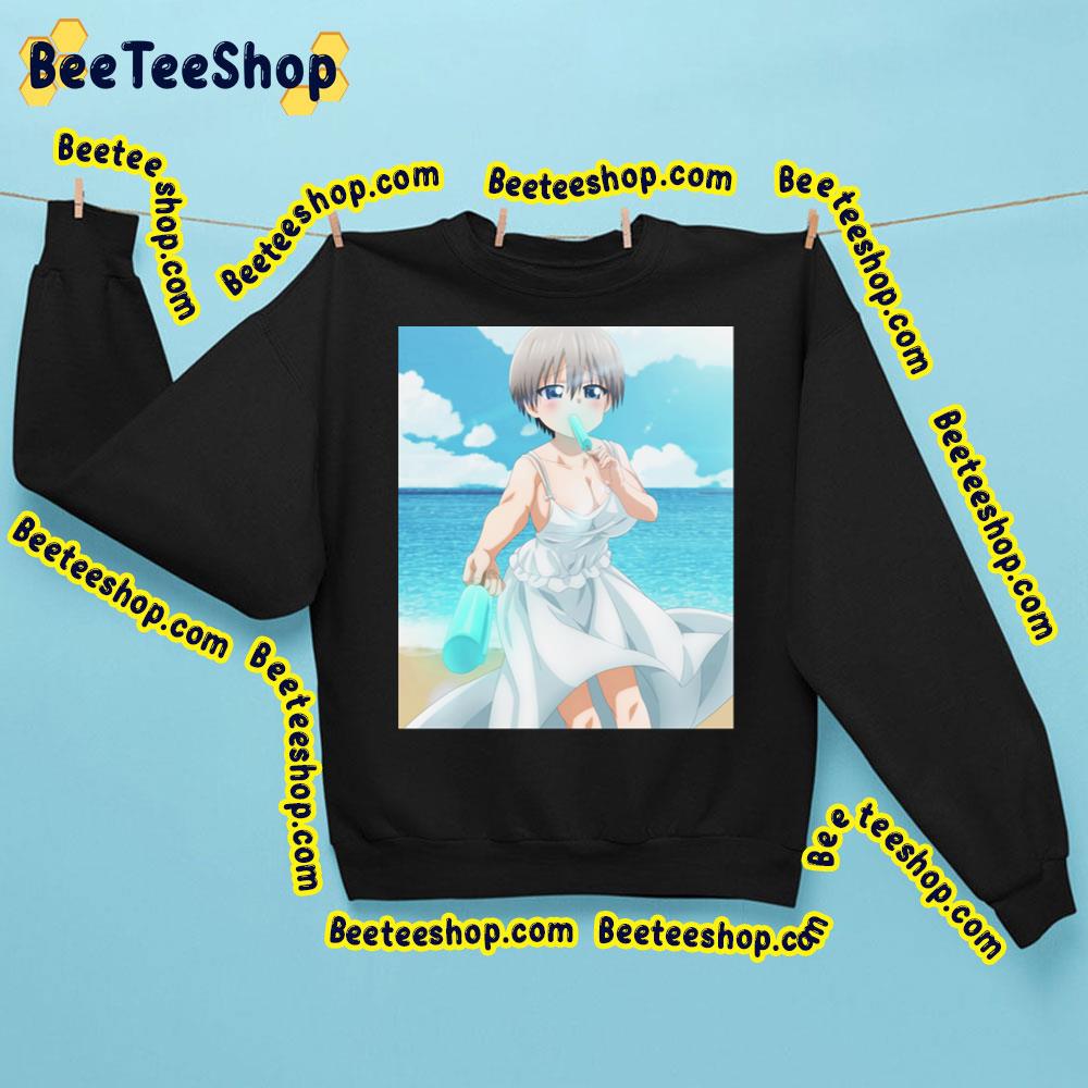 White Dress Hana Uzaki-Chan Wants To Hang Out Trending Unisex Sweatshirt White Dress Hana Uzaki-Chan Wants To Hang Out Trending Unisex Sweatshirt