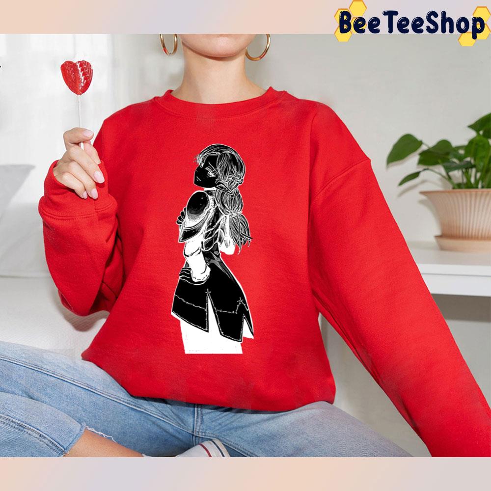 White Line Tsundere Elf - Uncle From Another World Trending Unisex T-Shirt White Line Tsundere Elf - Uncle From Another World Trending Unisex T-Shirt
