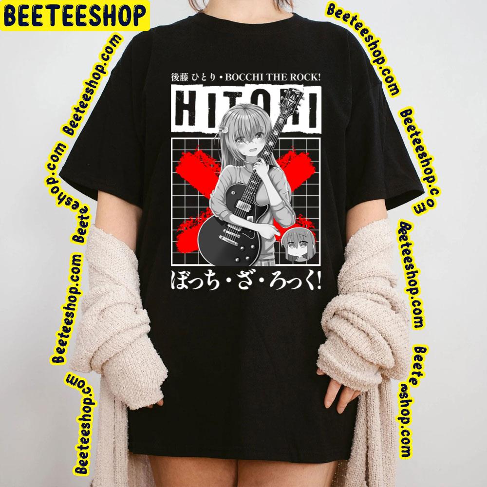 White Red Background Hitori Gotoh Bocchi The Rock! Trending Unisex T-Shirt White Red Background Hitori Gotoh Bocchi The Rock! Trending Unisex T-Shirt