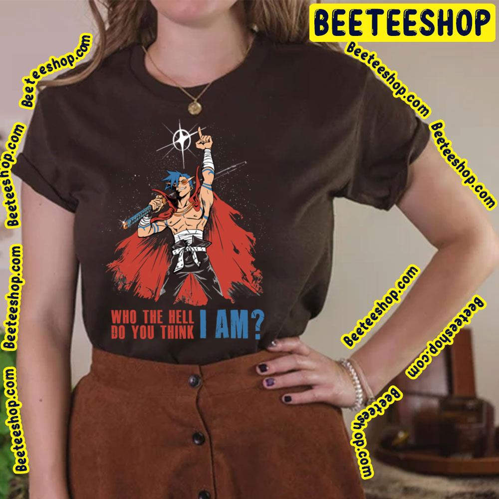 Who The Hell Do You Think I Am Kamina Tengen Toppa Gurren Lagann Trending Unisex T-Shirt Who The Hell Do You Think I Am Kamina Tengen Toppa Gurren Lagann Trending Unisex T-Shirt