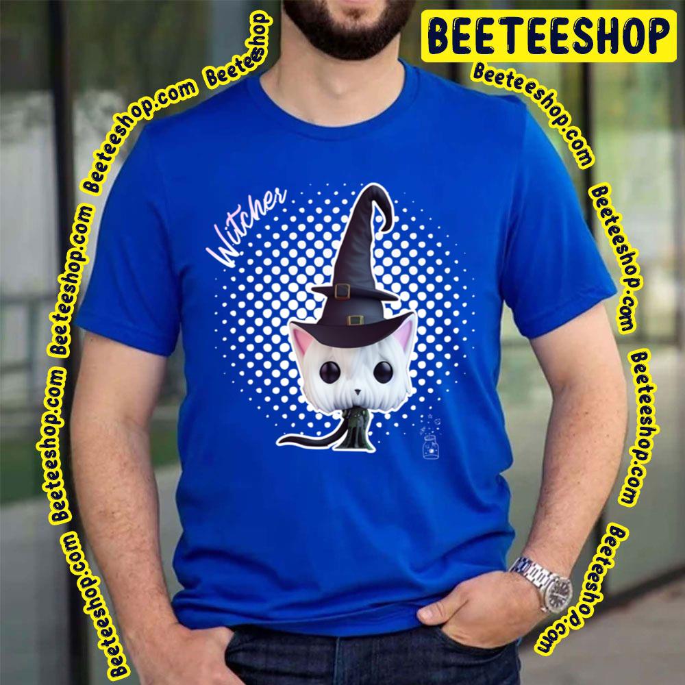 Witcher Cat Eating Spaghetti Trending Unisex T-Shirt Witcher Cat Eating Spaghetti Trending Unisex T-Shirt