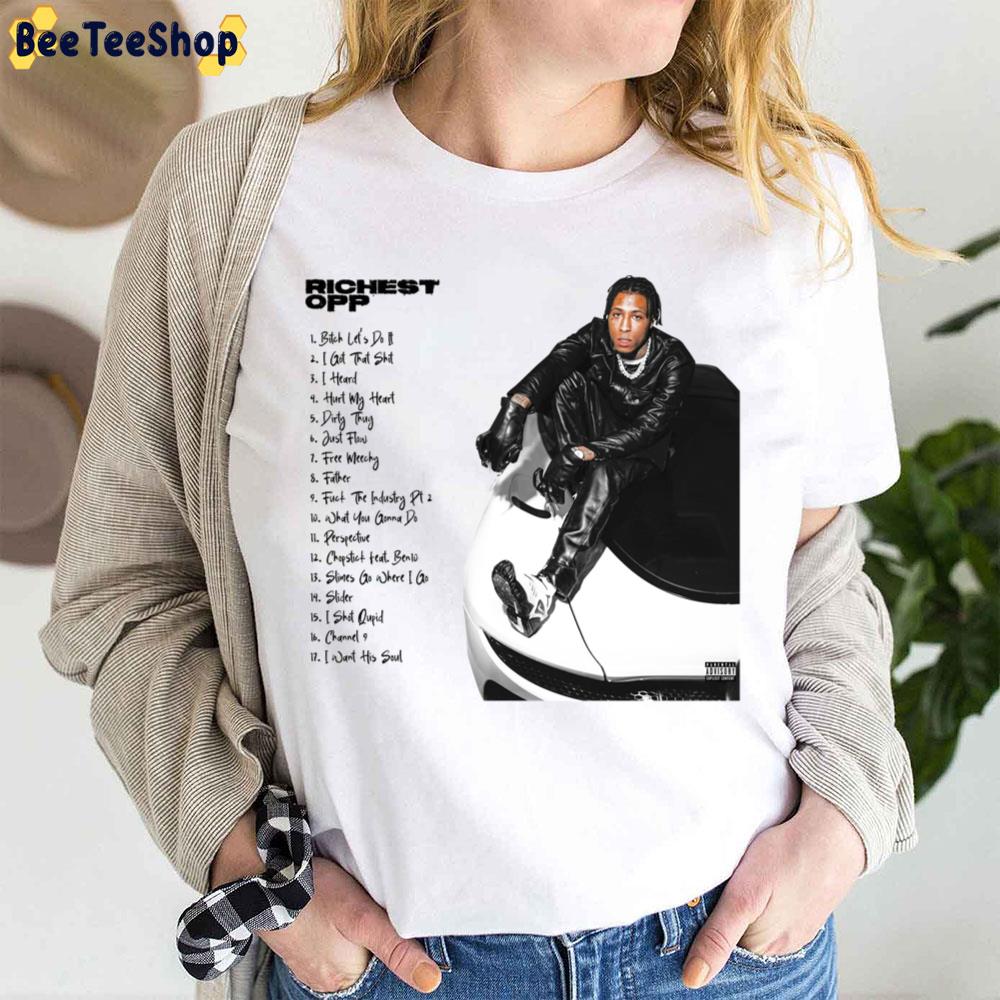 Youngboy Never Broke Again - Richest Opp Tracklist 2023 Trending Unisex T-Shirt Youngboy Never Broke Again - Richest Opp Tracklist 2023 Trending Unisex T-Shirt