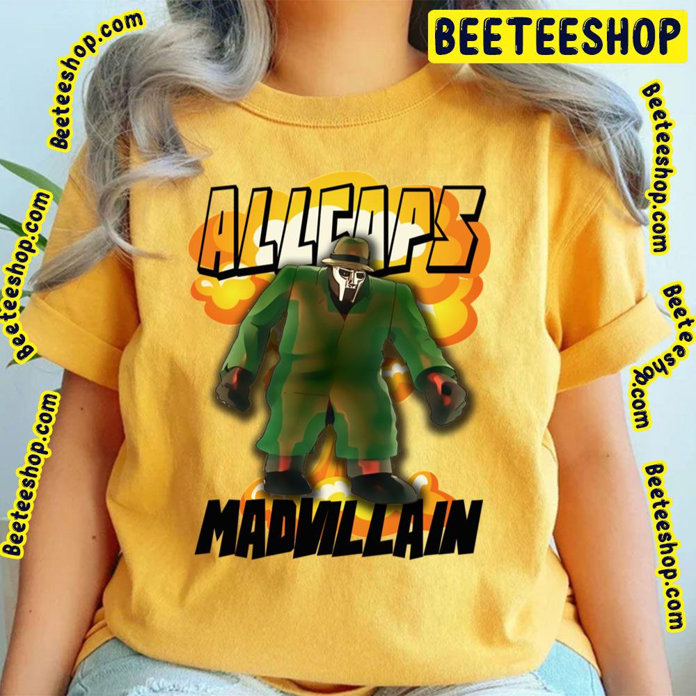 Allcaps Madvillain Doom Rap Trending Unisex T-Shirt Allcaps Madvillain Doom Rap Trending Unisex T-Shirt