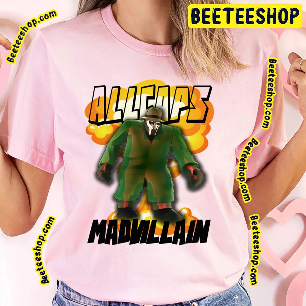 Allcaps Madvillain Doom Rap Trending Unisex T-Shirt Allcaps Madvillain Doom Rap Trending Unisex T-Shirt