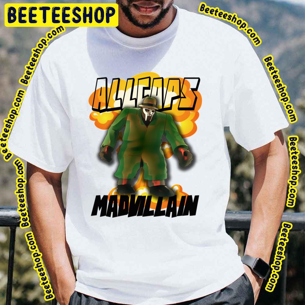 Allcaps Madvillain Doom Rap Trending Unisex T-Shirt Allcaps Madvillain Doom Rap Trending Unisex T-Shirt