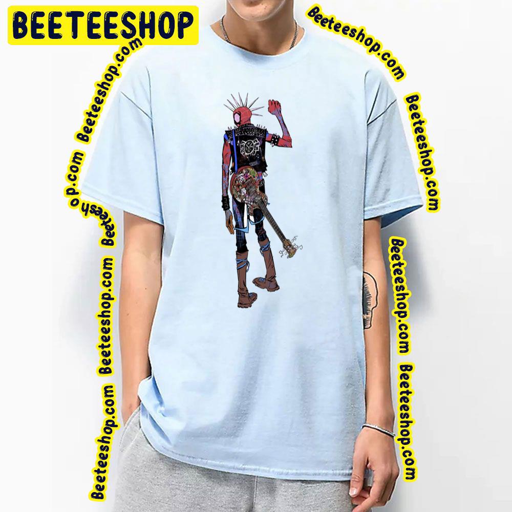 Anarcist Spider Punk Hobi Spiderverse Movie Trending Unisex T-Shirt Anarcist Spider Punk Hobi Spiderverse Movie Trending Unisex T-Shirt