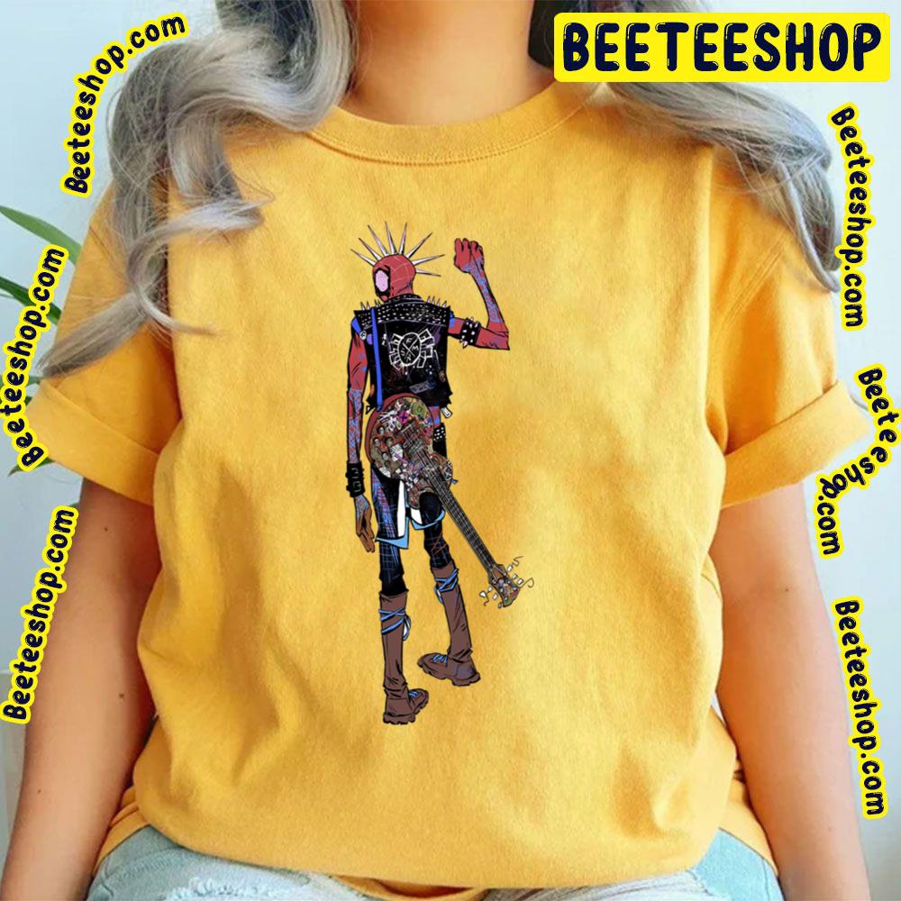 Anarcist Spider Punk Hobi Spiderverse Movie Trending Unisex T-Shirt Anarcist Spider Punk Hobi Spiderverse Movie Trending Unisex T-Shirt