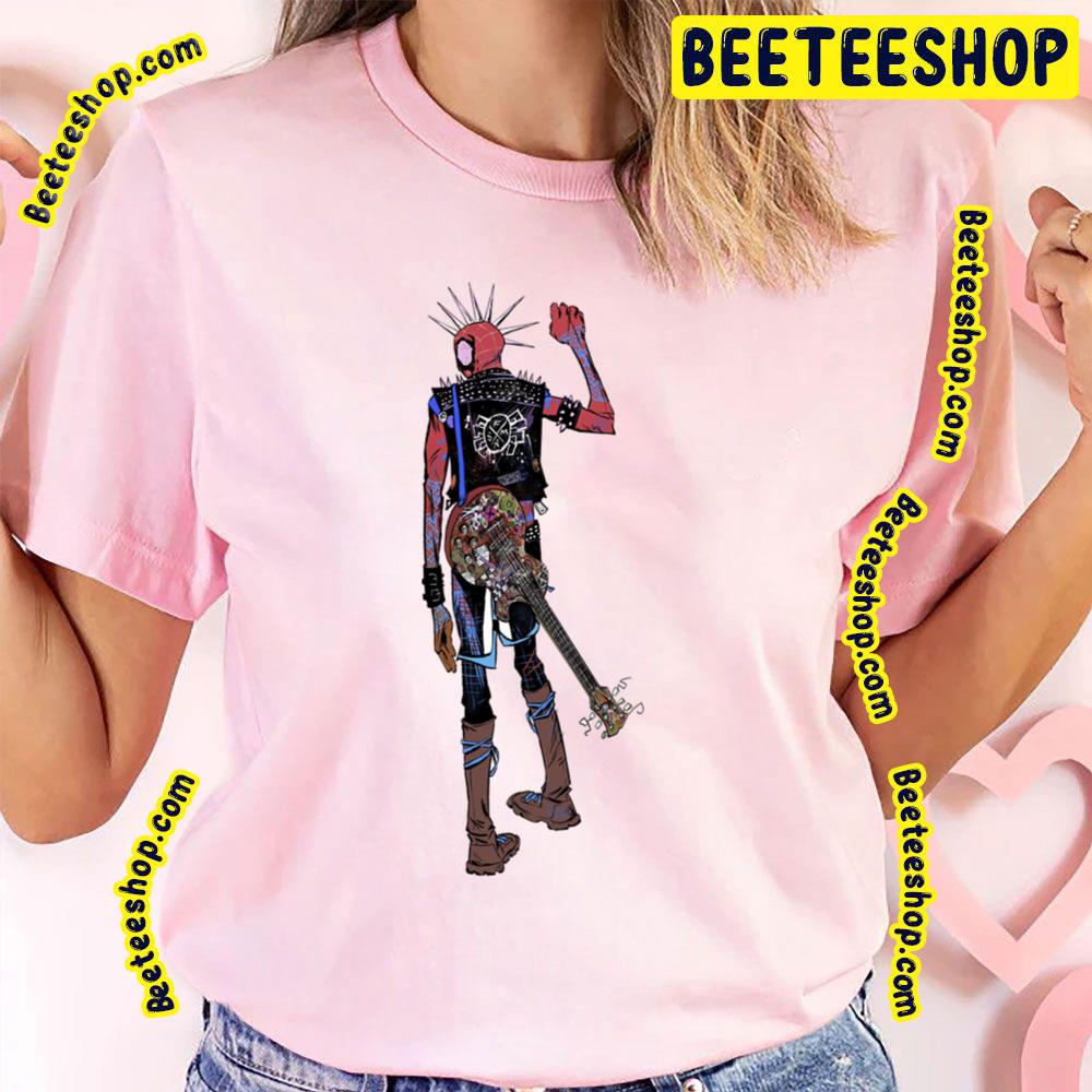 Anarcist Spider Punk Hobi Spiderverse Movie Trending Unisex T-Shirt Anarcist Spider Punk Hobi Spiderverse Movie Trending Unisex T-Shirt