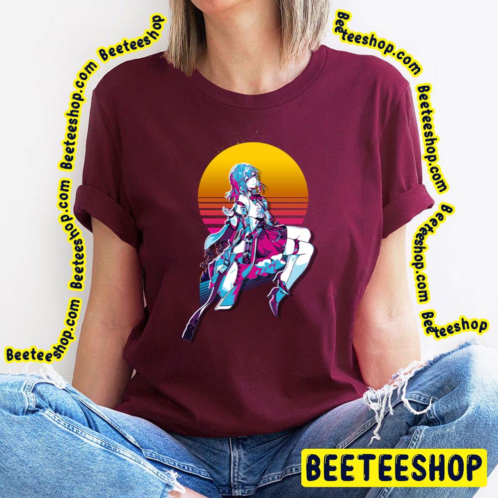 Asta 80s Retro Honkai Star Rail Game Trending Unisex T-Shirt Asta 80s Retro Honkai Star Rail Game Trending Unisex T-Shirt