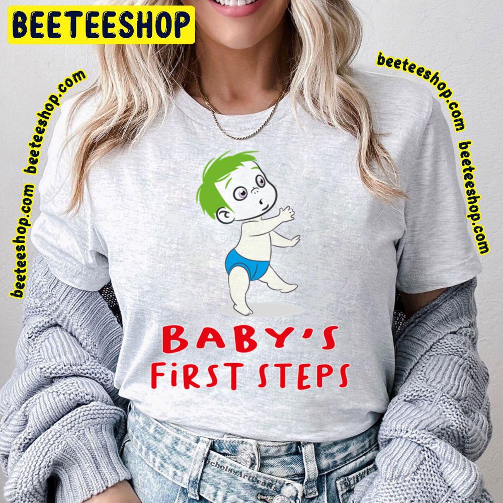 Baby's First Steps Baby Steps Trending Unisex T-Shirt Baby's First Steps Baby Steps Trending Unisex T-Shirt
