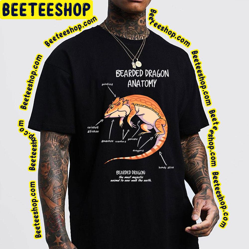 Bearded Dragon Anatomy Trending Unisex T-Shirt Bearded Dragon Anatomy Trending Unisex T-Shirt