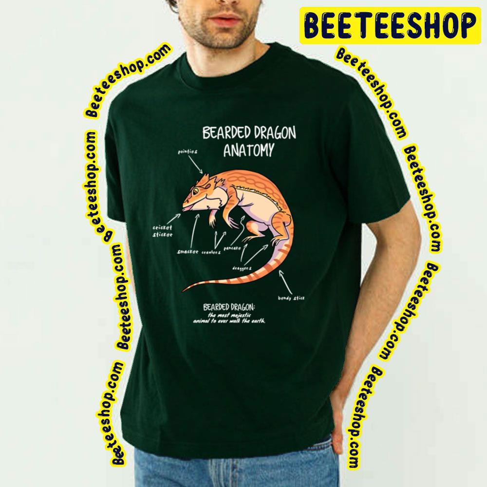 Bearded Dragon Anatomy Trending Unisex T-Shirt Bearded Dragon Anatomy Trending Unisex T-Shirt