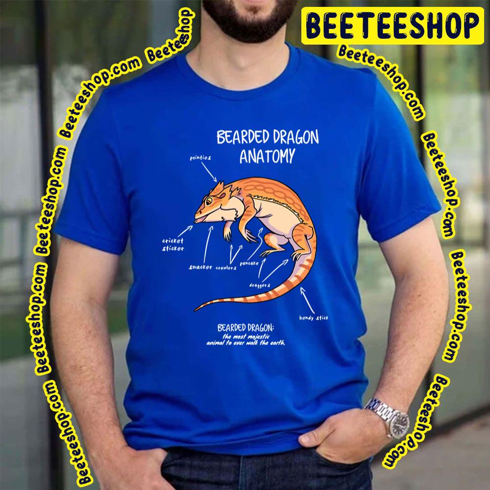 Bearded Dragon Anatomy Trending Unisex T-Shirt Bearded Dragon Anatomy Trending Unisex T-Shirt
