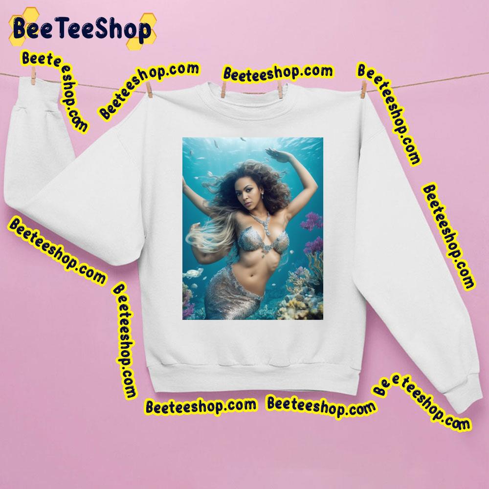 Beyonce Mermaid Trending Unisex Sweatshirt Beyonce Mermaid Trending Unisex Sweatshirt