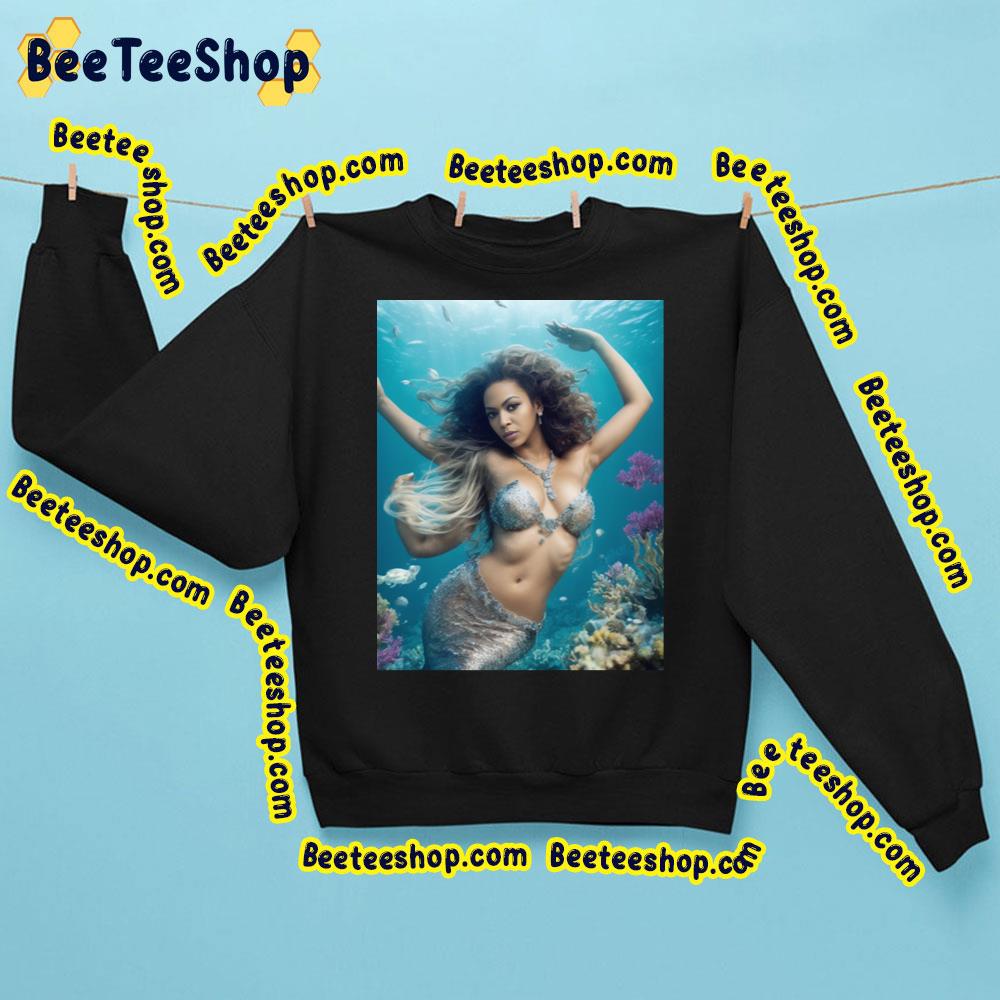 Beyonce Mermaid Trending Unisex Sweatshirt Beyonce Mermaid Trending Unisex Sweatshirt