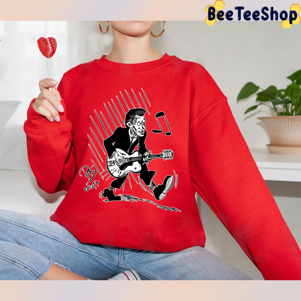 Black Art Caricature Chuck Berry Trending Unisex T-Shirt Black Art Caricature Chuck Berry Trending Unisex T-Shirt