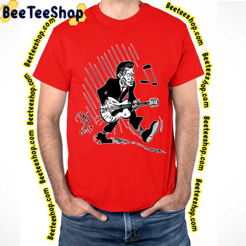Black Art Caricature Chuck Berry Trending Unisex T-Shirt Black Art Caricature Chuck Berry Trending Unisex T-Shirt