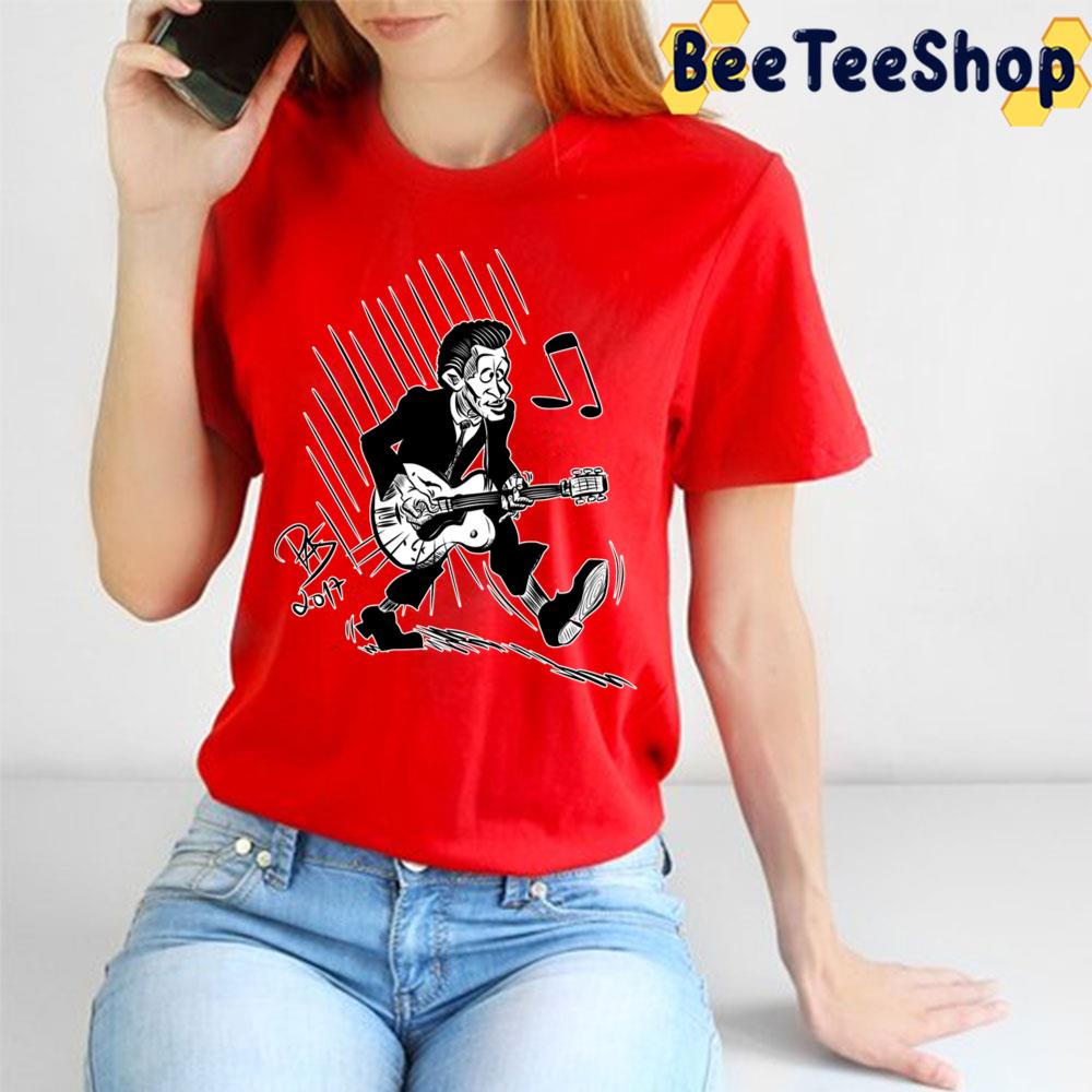 Black Art Caricature Chuck Berry Trending Unisex T-Shirt Black Art Caricature Chuck Berry Trending Unisex T-Shirt
