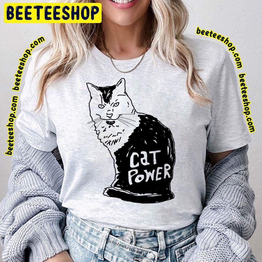 Black Art Cat Power Trending Unisex T-Shirt Black Art Cat Power Trending Unisex T-Shirt