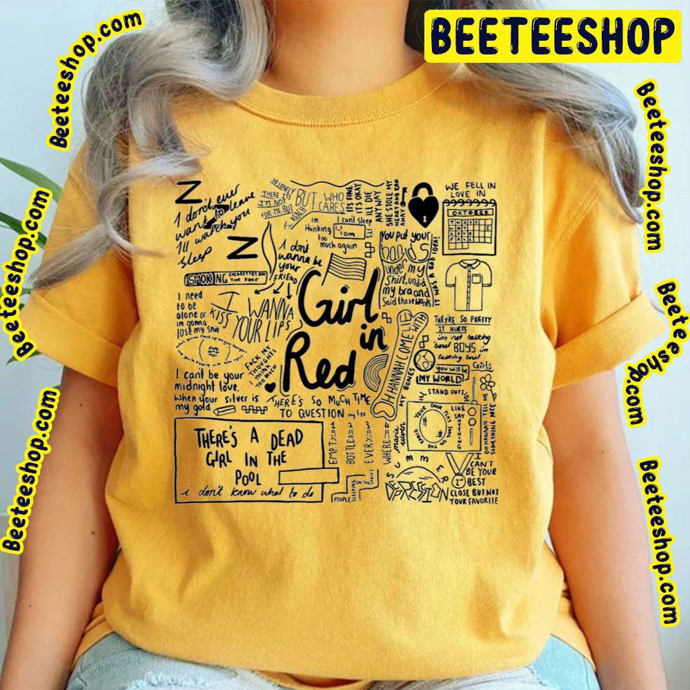 Black Art Girl In Red Trending Unisex T-Shirt Black Art Girl In Red Trending Unisex T-Shirt