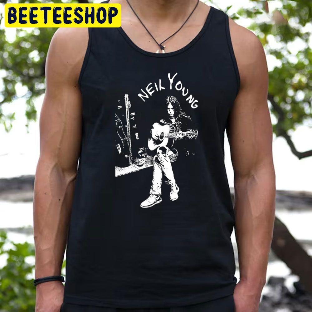 Black Art Guitar Neil Young Trending Unisex T-Shirt Black Art Guitar Neil Young Trending Unisex T-Shirt
