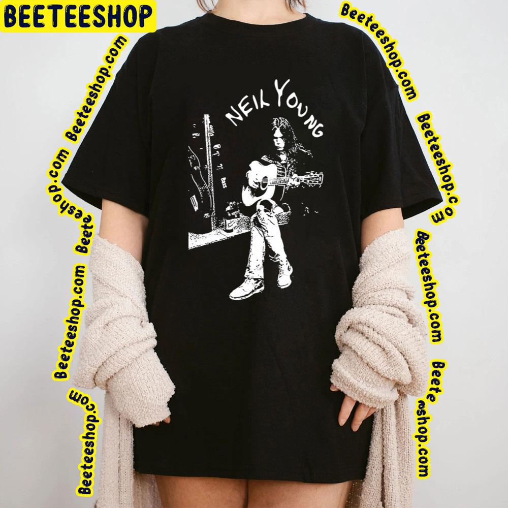 Black Art Guitar Neil Young Trending Unisex T-Shirt Black Art Guitar Neil Young Trending Unisex T-Shirt