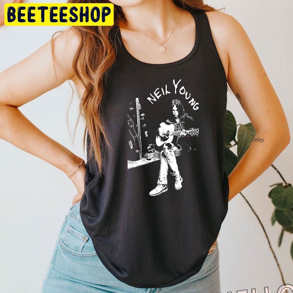 Black Art Guitar Neil Young Trending Unisex T-Shirt Black Art Guitar Neil Young Trending Unisex T-Shirt