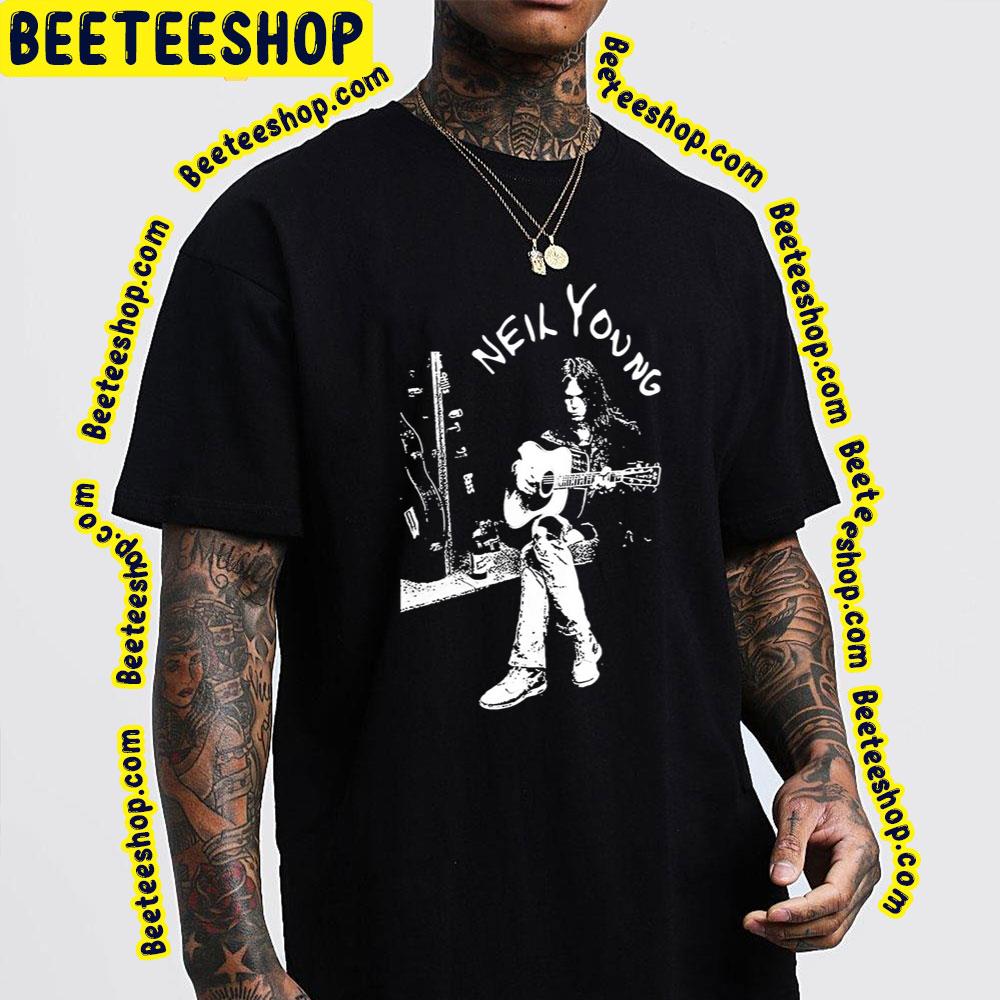 Black Art Guitar Neil Young Trending Unisex T-Shirt Black Art Guitar Neil Young Trending Unisex T-Shirt