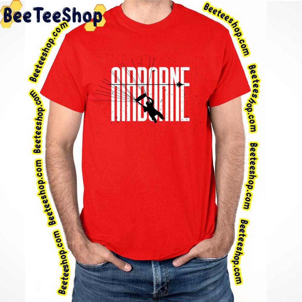 Black Art Paratroop Airbourne Trending Unisex T-Shirt Black Art Paratroop Airbourne Trending Unisex T-Shirt