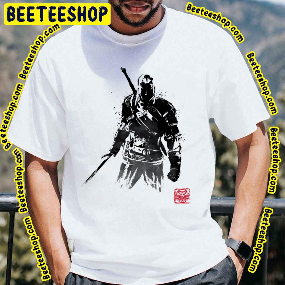 Black Art Sumie The Witcher Png Trending Unisex T-Shirt Black Art Sumie The Witcher Png Trending Unisex T-Shirt