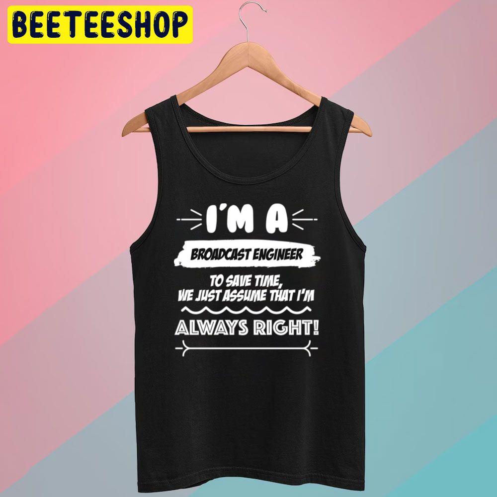 Black Engineer Job Broadcast Trending Unisex T-Shirt Black Engineer Job Broadcast Trending Unisex T-Shirt
